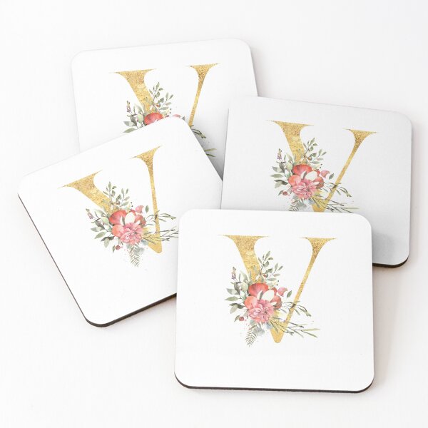 Item preview, Flower Bouquet with Letter V designed and sold by TheFamilyVan.