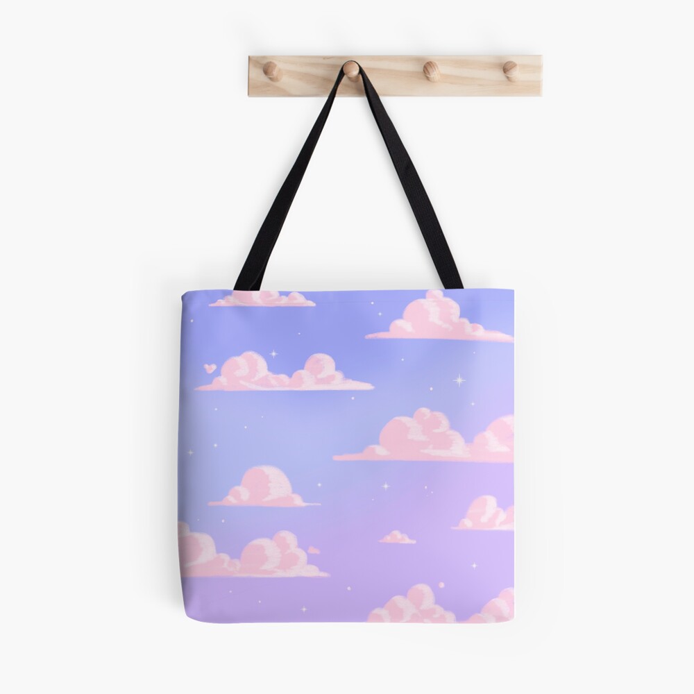 Sky Purple Aesthetic Lofi Water Bottle by trajeado14