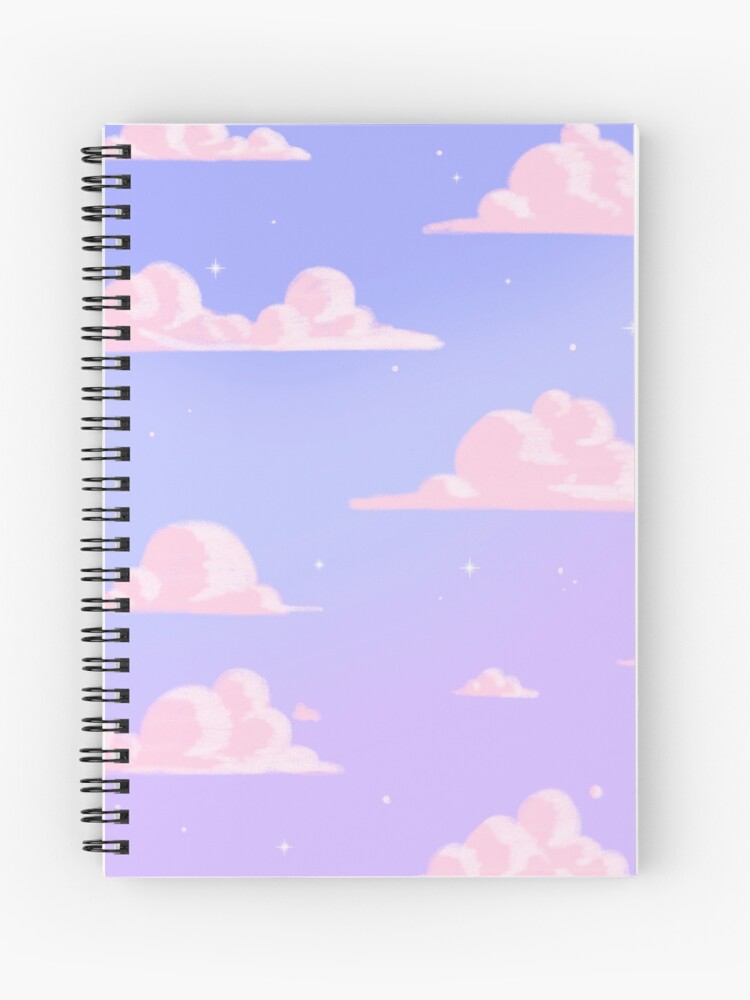 Sky Purple Aesthetic Lofi Water Bottle by trajeado14