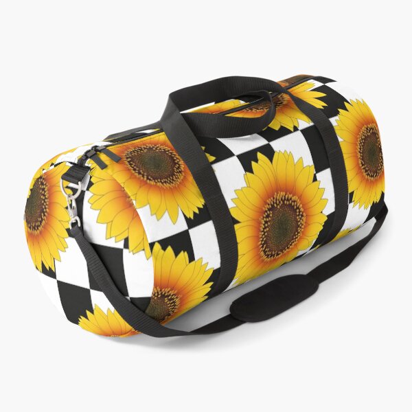 Item preview, Sunflower on Checkerboard  designed and sold by Boutique-Chic.