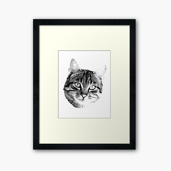 Item preview, Tabby Cat Digital Engraving. Images of Cats designed and sold by Digital Eclectica.