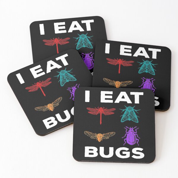 Item preview, I Eat Bugs Insect Entomophagy Beetles Entomology designed and sold by MooonTees.