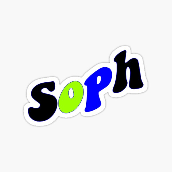 "Soph (custom sticker)" Sticker for Sale by glossytaegan Redbubble