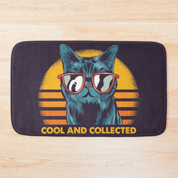 Item preview, Cool and Collected Black Cat designed and sold by CoolSilhouettes.