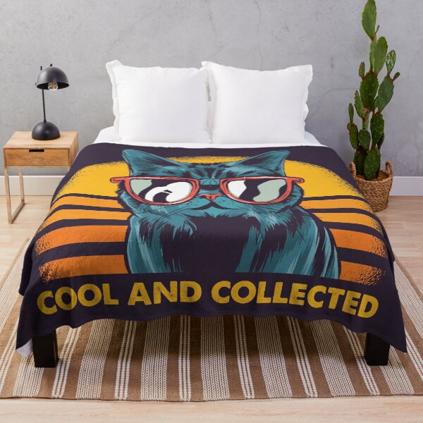 Item preview, Cool and Collected Black Cat designed and sold by CoolSilhouettes.