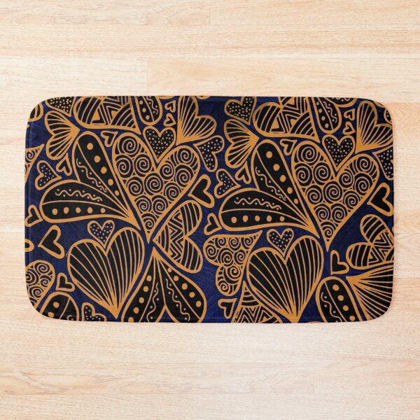 Item preview, Zentangle Inspired Art Heart Orange designed and sold by REApparelCo.