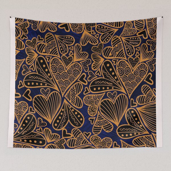 Item preview, Zentangle Inspired Art Heart Orange designed and sold by REApparelCo.