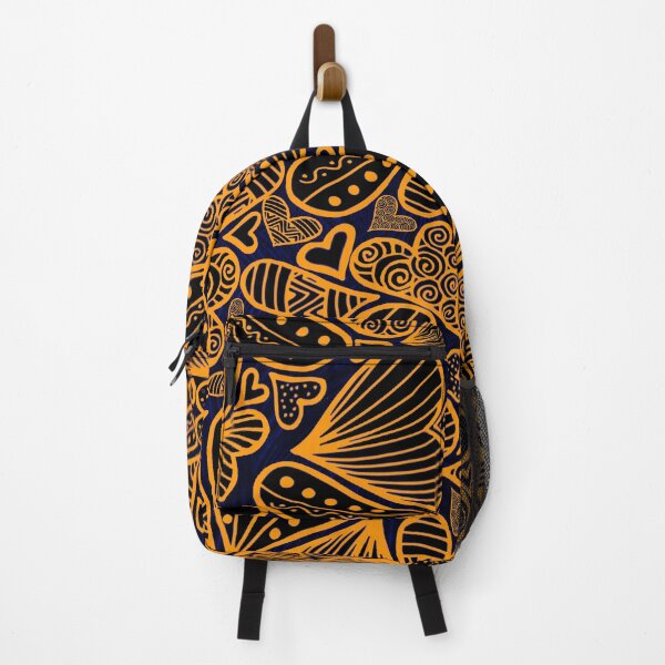 Item preview, Zentangle Inspired Art Heart Orange designed and sold by REApparelCo.
