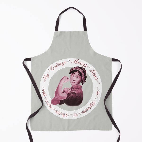 Item preview, Jane Austen Quote - My Courage Always Rises designed and sold by fairchildart.