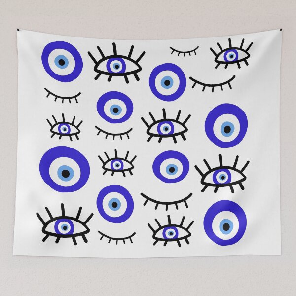 Item preview, mediterranean evil eye designed and sold by shharpie.