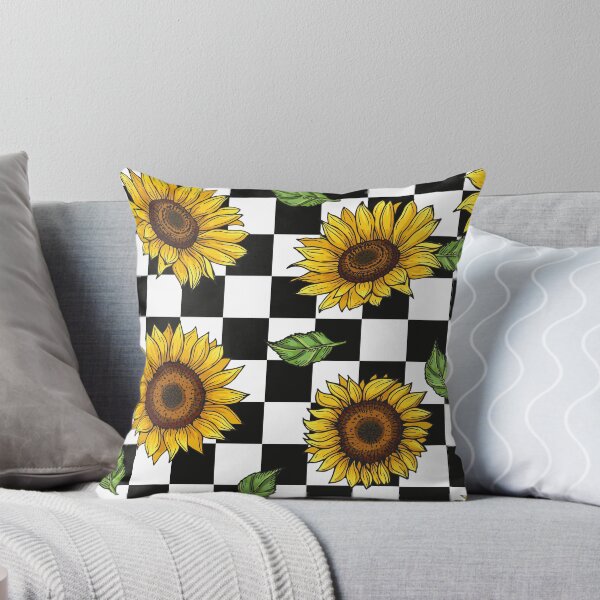 Item preview, Vintage Sunflower on Checkerboard  designed and sold by Boutique-Chic.