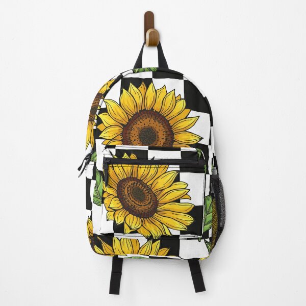 Sunflower checkered backpack sale