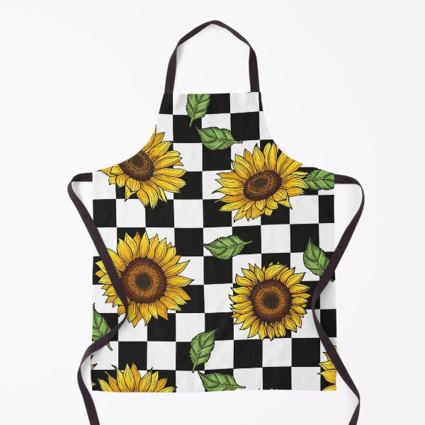 Item preview, Vintage Sunflower on Checkerboard designed and sold by Boutique-Chic.