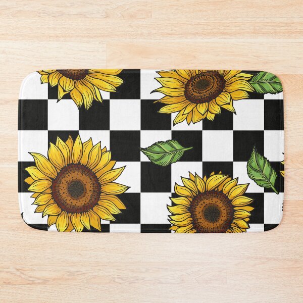 Item preview, Vintage Sunflower on Checkerboard  designed and sold by Boutique-Chic.