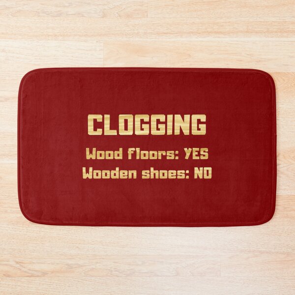 Item preview, Copy of Clogging wooden shoes no wood floors yes red maroon designed and sold by GrammarDance.