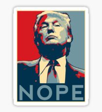 Donald Trump "NOPE" Sticker
