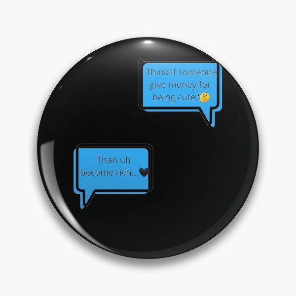 Item preview, Speech bubble message with crush (love cute chat) designed and sold by Slangt-shirt.