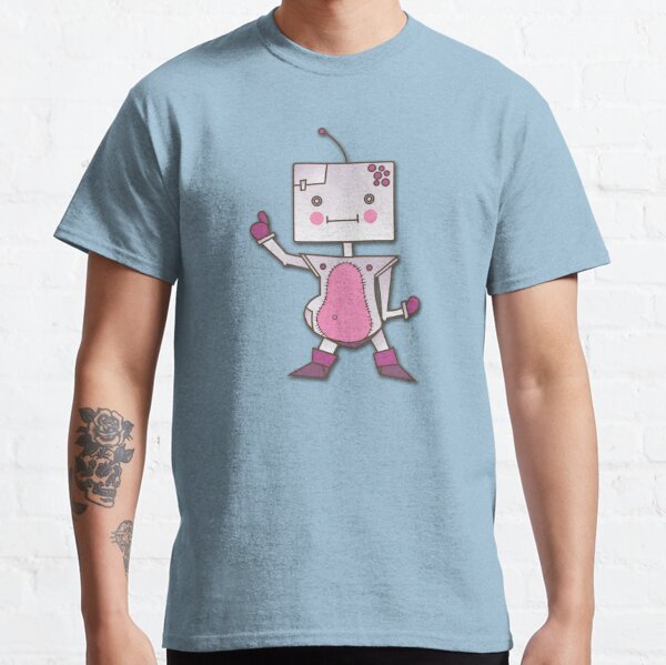Blue Pink Robot T Shirts Redbubble - bioman test roblox