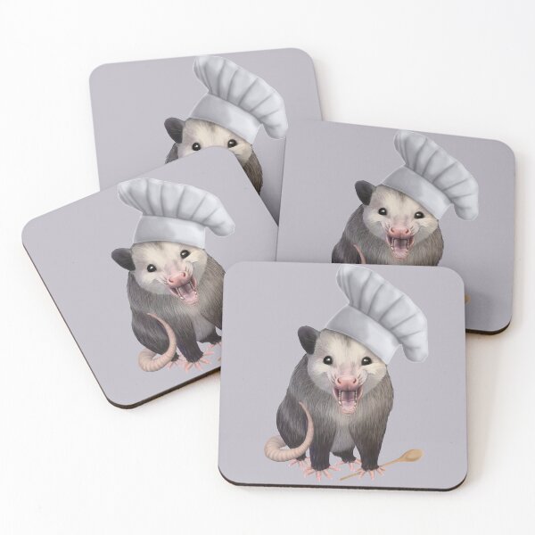 Item preview, Chef Opossum - cute possum in a chefs hat designed and sold by Mehu.