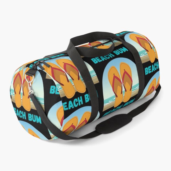 Aperçu de l'œuvre Beach Bum Tongs sur la plage créée et vendue par JacieDesigns.
