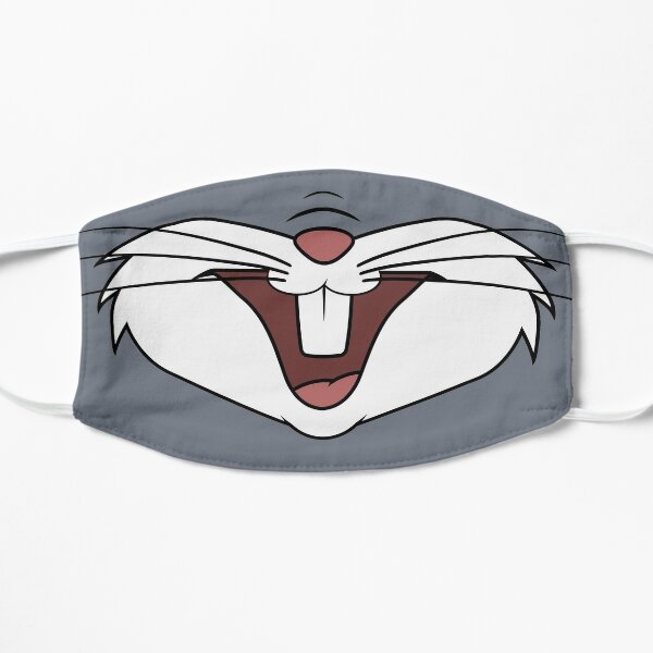 Bugs Bunny Face Masks Redbubble - roblox spooky bunny mask
