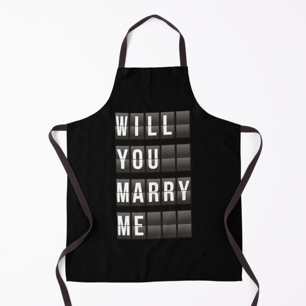 Item preview, Will you marry me Airport style Letters designed and sold by mattpanta.