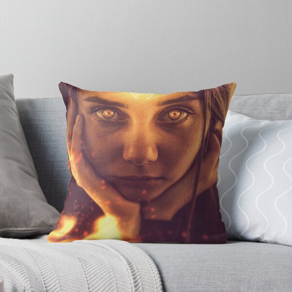 Item preview, Devil Girl with Shining Magical Eyes designed and sold by ohbeclever.