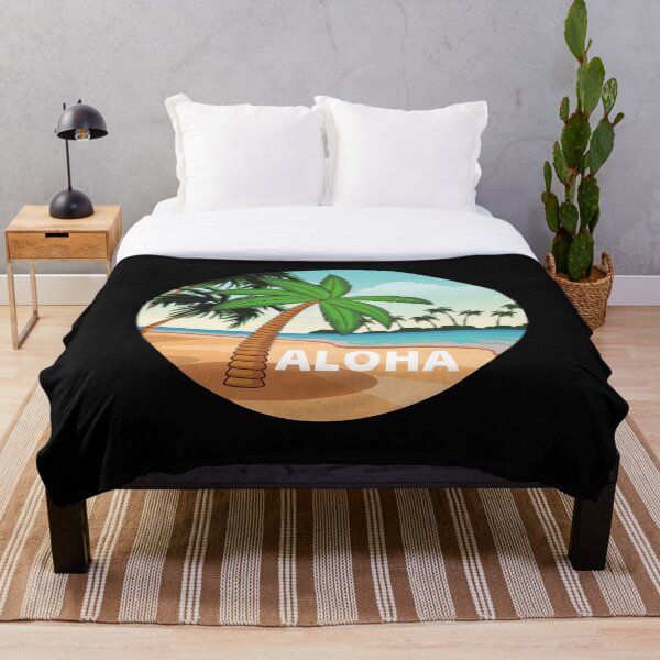 Item preview, Aloha Palm Trees On The Beach designed and sold by JacieDesigns.