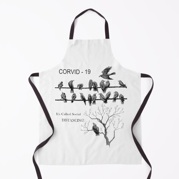 Item preview, "Corvid-19" Manténgase al día con las distancias sociales designed and sold by Camo Crow.