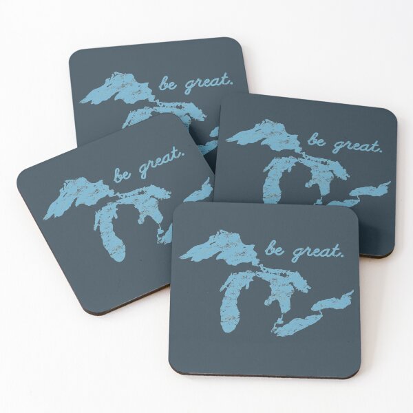 Item preview, Vintage Be Great Lakes Blues Positive Motivational designed and sold by TeeCreations.