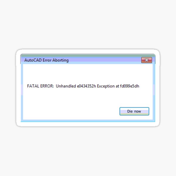 Item preview, Autocad fatal error designed and sold by hildamendezg.