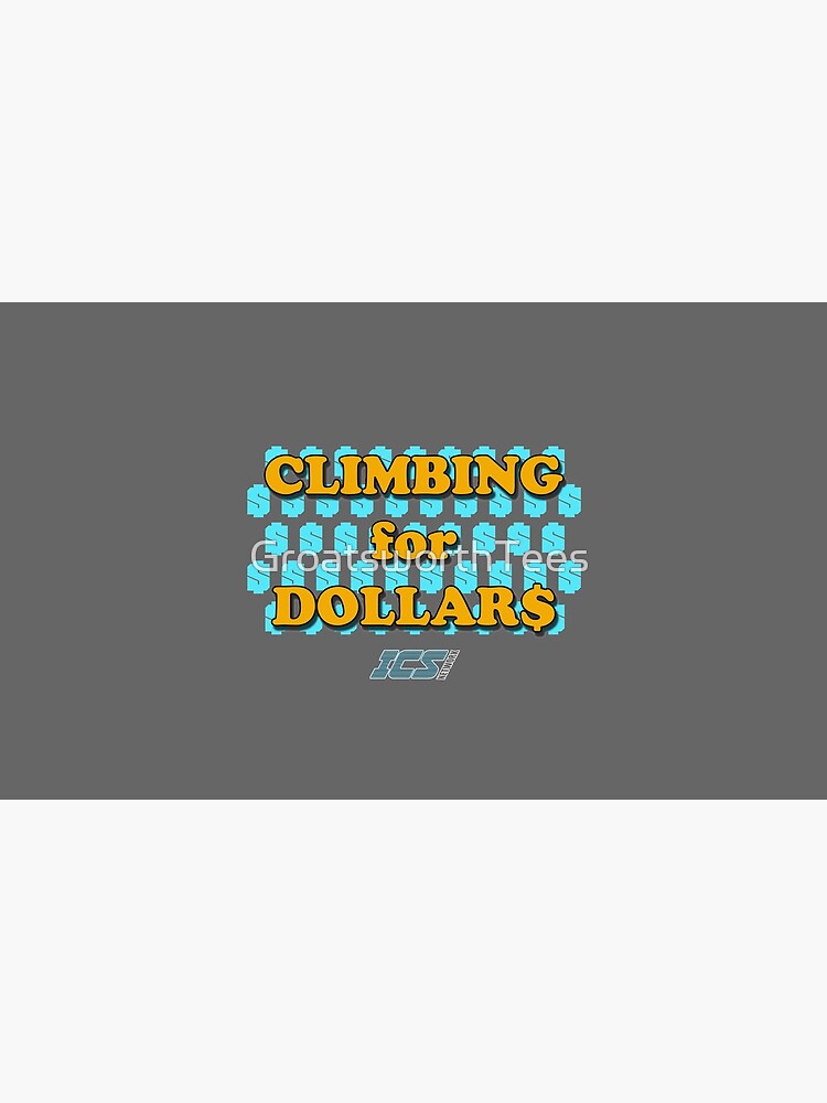 "Climbing for Dollars The Running Man" Coffee Mug for Sale by