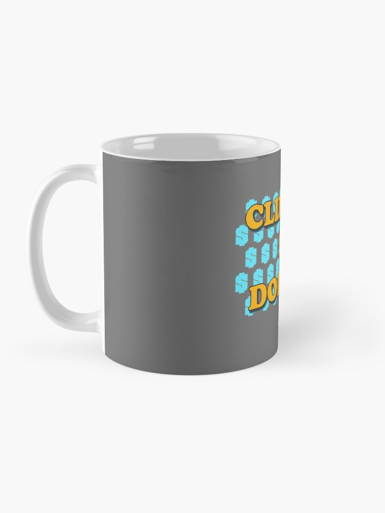 "Climbing for Dollars The Running Man" Coffee Mug for Sale by