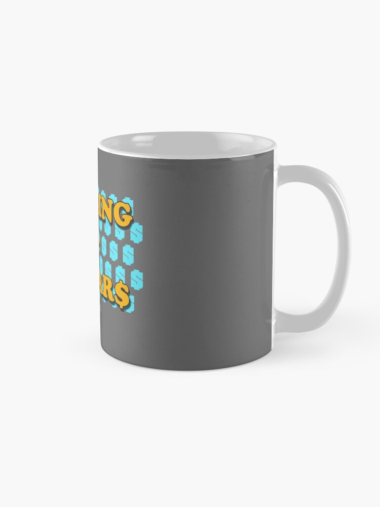 "Climbing for Dollars The Running Man" Coffee Mug for Sale by