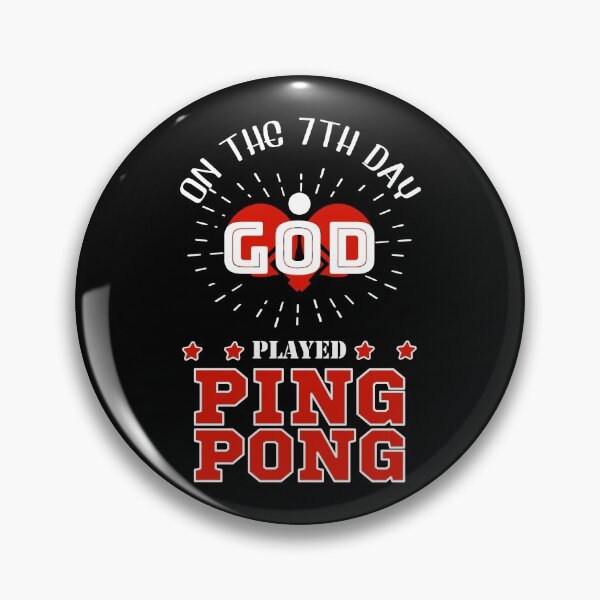 Artikelvorschau, Ping Pong Spruch Gott entworfen und verkauft von pirminio.