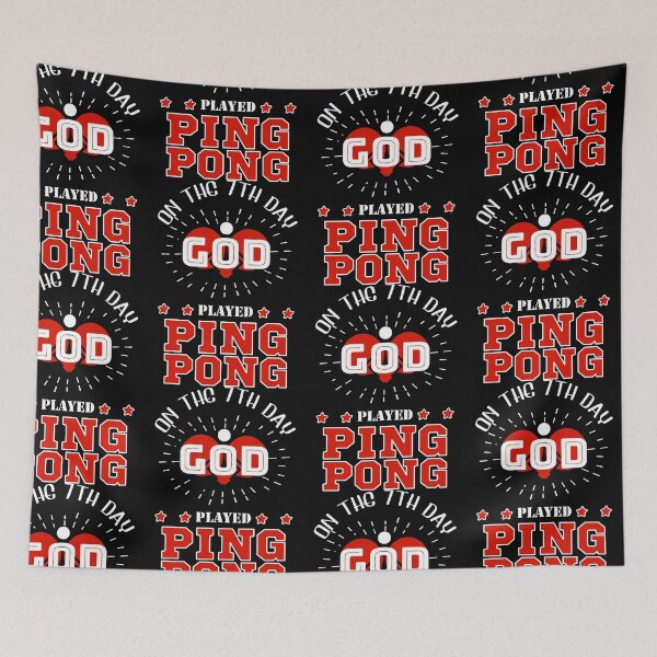 Item preview, ping pong quote god designed and sold by pirminio.