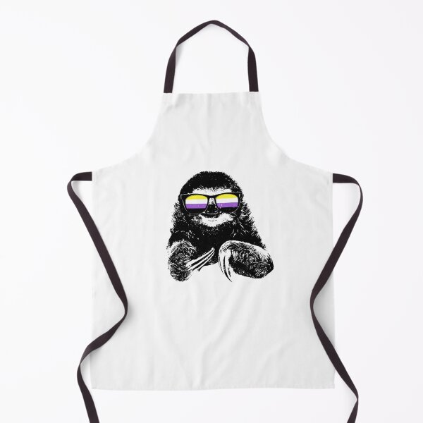Item preview, Pride Sloth Nonbinary Flag Sunglasses designed and sold by Patrick Hiller.