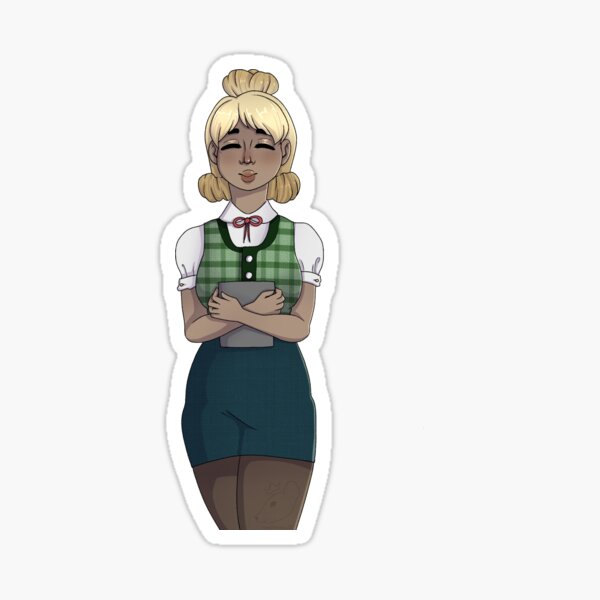 Isabelle Gijinka Sticker