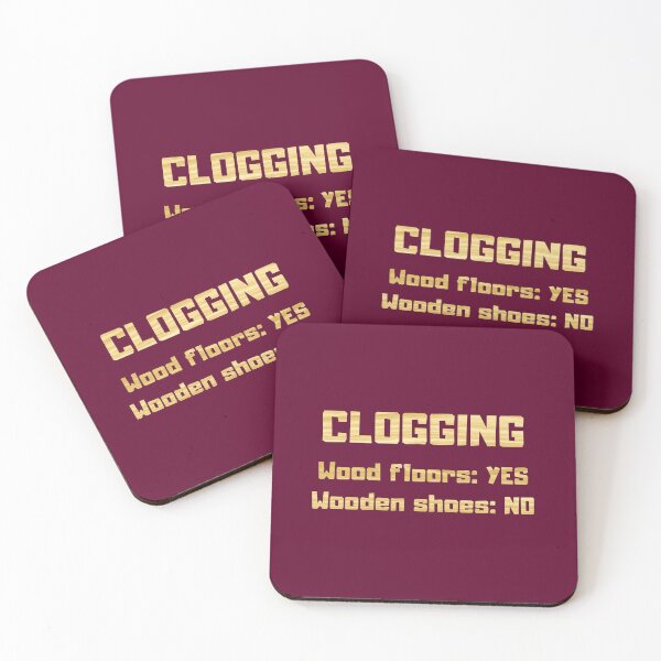 Item preview, Clogging wooden shoes no wood floors yes purple burgundy designed and sold by GrammarDance.