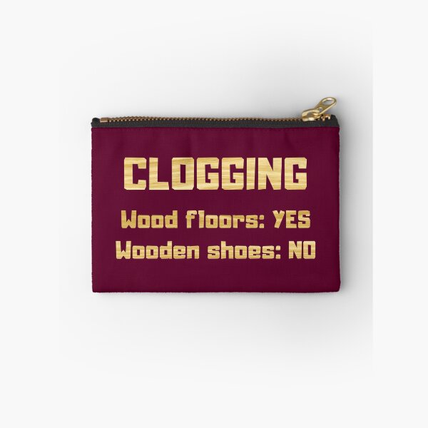 Item preview, Clogging wooden shoes no wood floors yes purple burgundy designed and sold by GrammarDance.