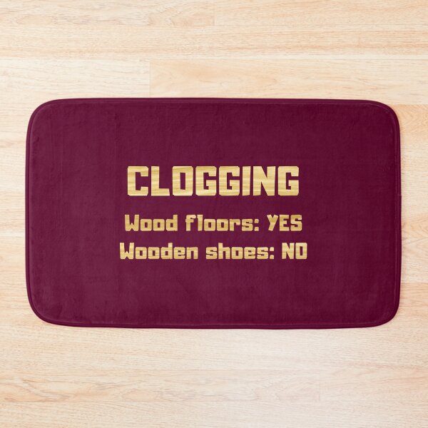 Item preview, Clogging wooden shoes no wood floors yes purple burgundy designed and sold by GrammarDance.