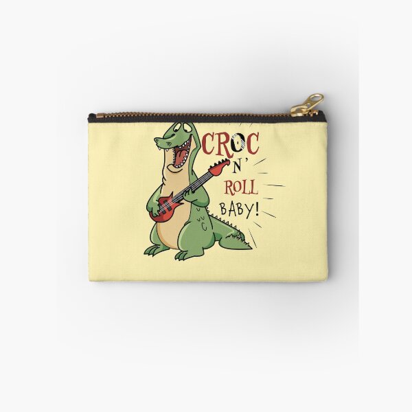Item preview, Funny Rock n Roll of Cartoon Crocodile Playing Guitar designed and sold by qitrechio.