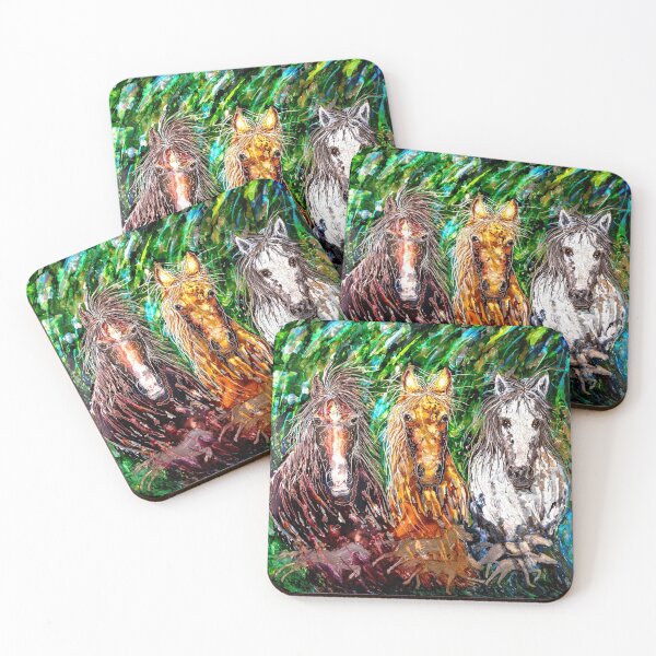 Item preview, Horses of a Different Color designed and sold by Tina Brunetti.