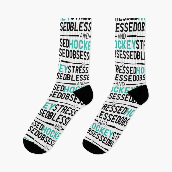 Item preview, Stressed Blessed And Hockey Obsessed / Hockey Player Gift idea , Team / Ice Hockey  / Hockey Coach, Instructor / Hockey Lover Tee ,funny gift for mens and womens  designed and sold by Chamssou.