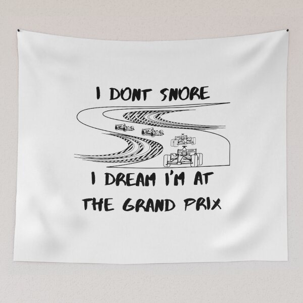 Item preview, I Dont Snore I Dream I'm At The Grand Prix designed and sold by Carquest61.