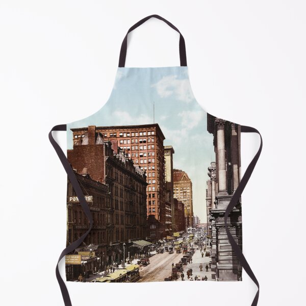Item preview, Vintage Chicago - Randolph Street - 1900 Photochrom designed and sold by warishellstore.