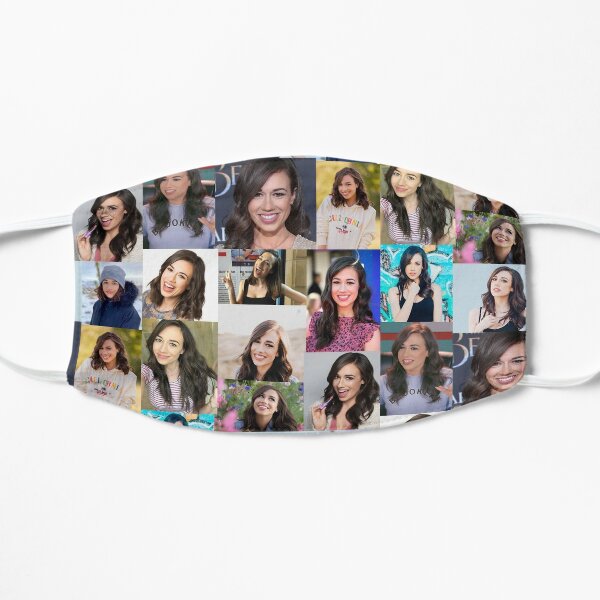 Colleen Ballinger Collage Artwork Flat Mask