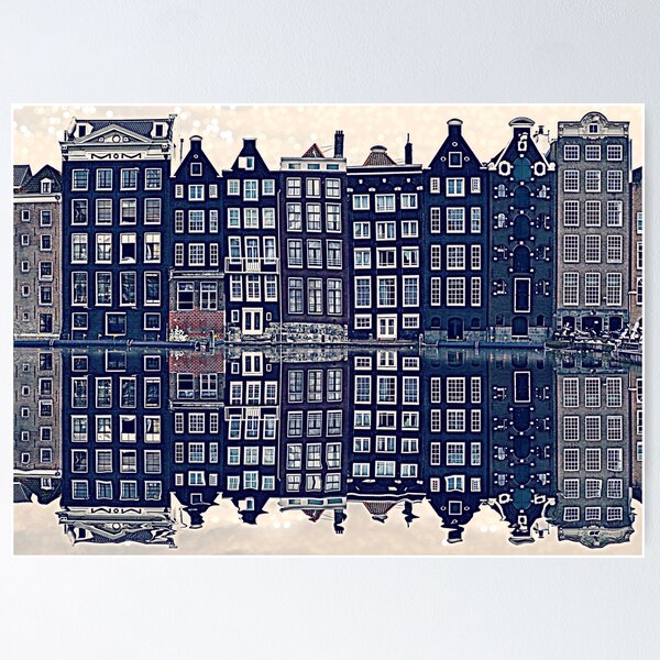 Aperçu de l'œuvre Amsterdam créée et vendue par mdesigns24.