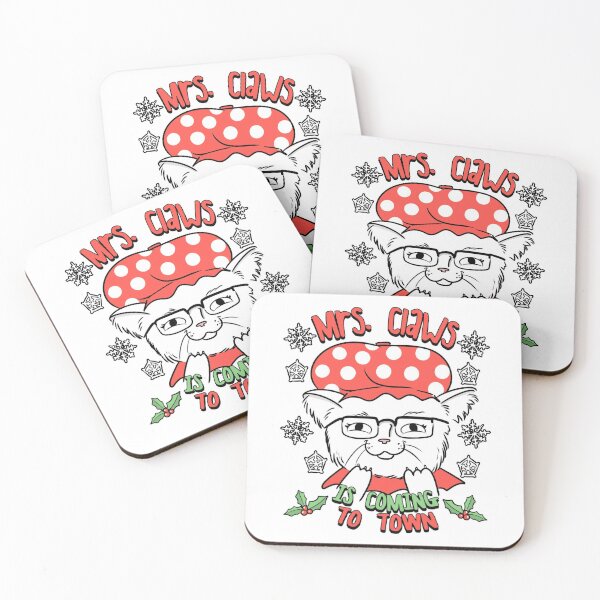 Item preview, Mrs Santa Claws Cat | Christmas Kitty designed and sold by Kittyworks.