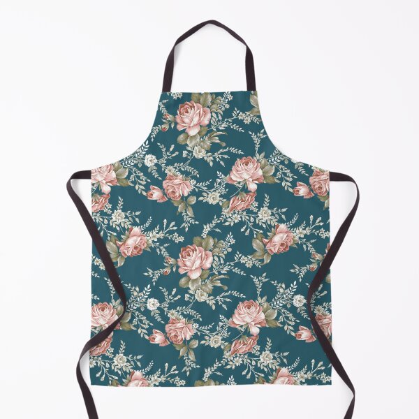 Item preview, Victorian Blush Roses - Dk. Teal Background designed and sold by Grafixmom.